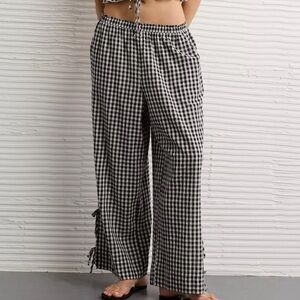 AE Stretch High-Waisted Tie Side Pull-On Pant